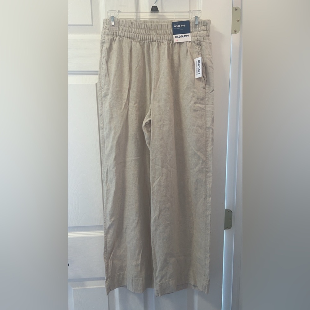 Old navy wide leg, high rise pants